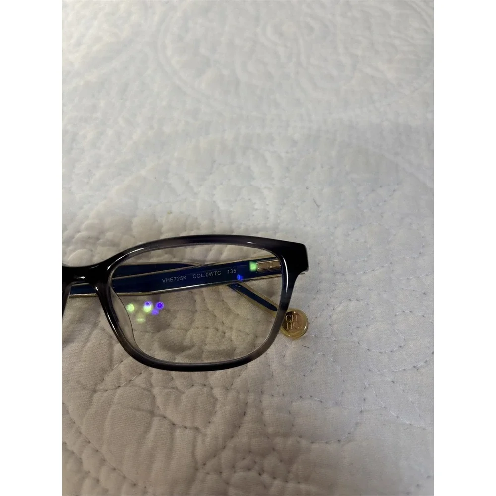 Carolina Herrera VHE761K Women's Eyeglass FRAMES ONLY‎ Col. 06N1 53[]15-140 Blue
